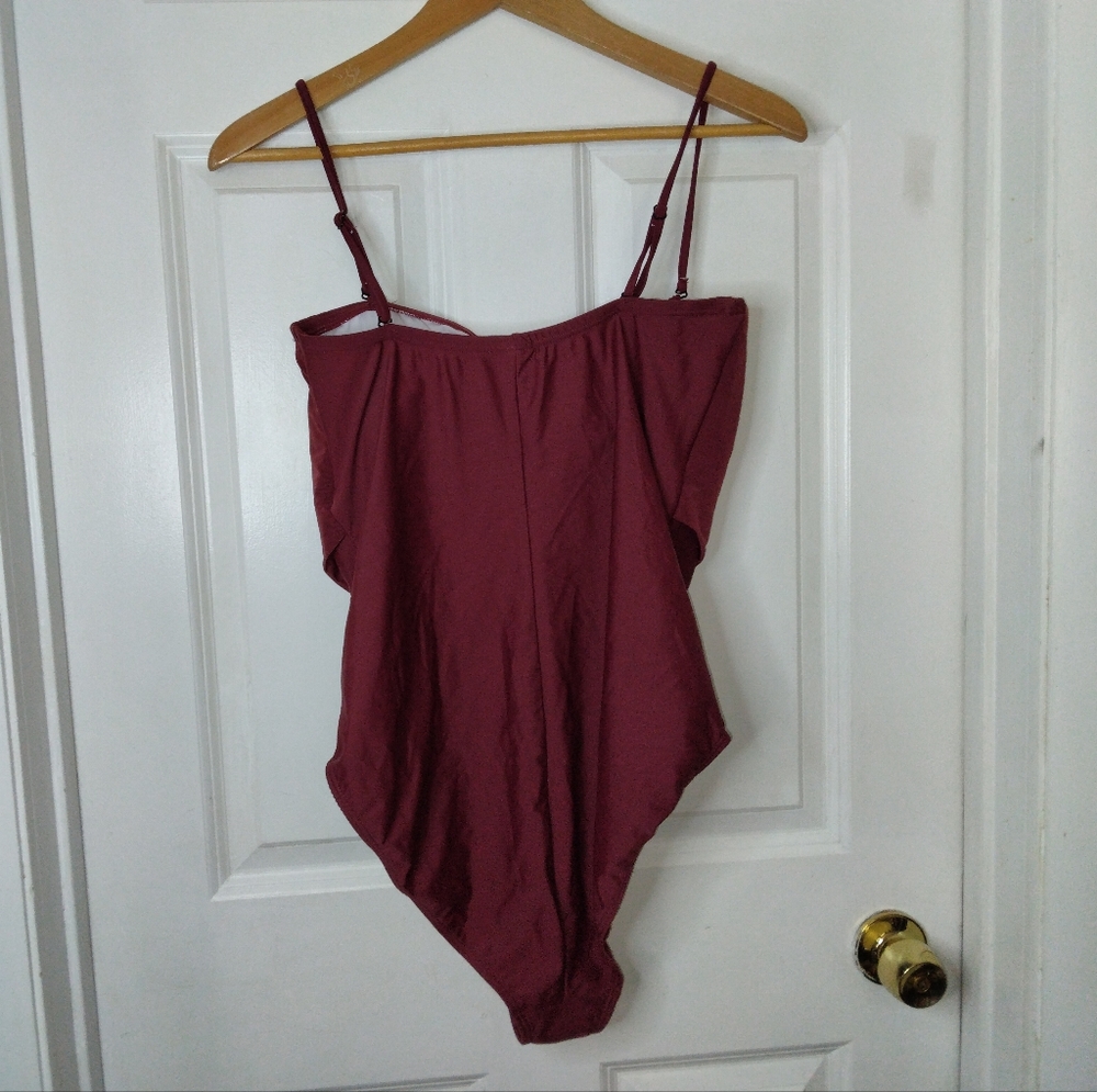 New Venus Slimming Bandeau One Piece Swimsuit Plus Size 16 - Picture 8 of 13